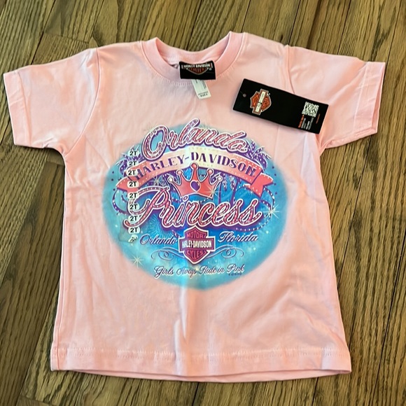 NWT Harley Davidson princess tee 2T - Picture 2 of 5